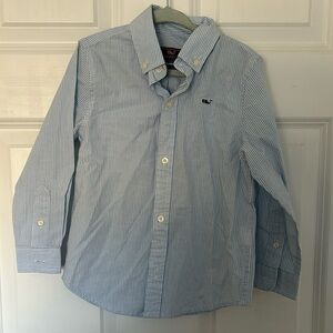 Vineyard Vines Boys striped cotton button down dress shirt 3T